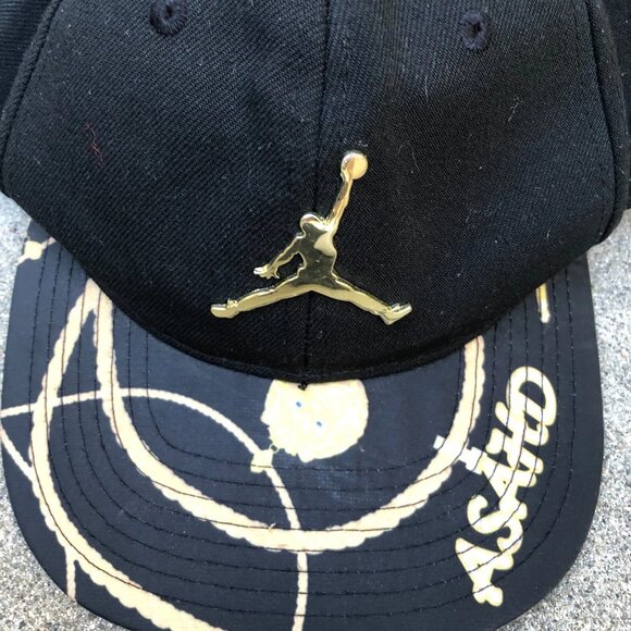 AIR JORDAN ASAHD Snapback Hat Youth Kids Black Adjustable Cap - Picture 2 of 7